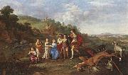 Cornelis van Poelenburch Children of Frederick V Prince Elector of Pfalz and King of Bohemia china oil painting artist